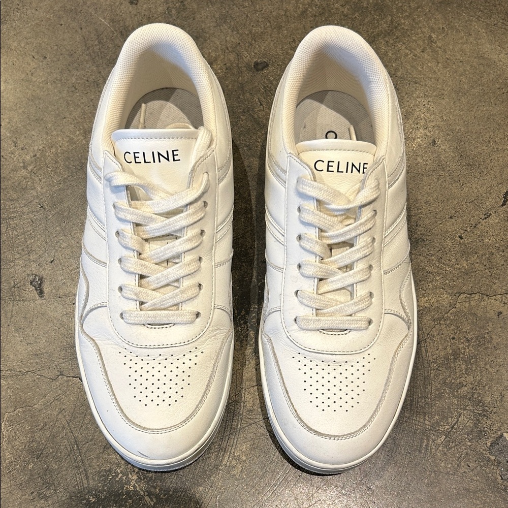 Celine women’s white Sneakers size 38 - Picture 2 of 5